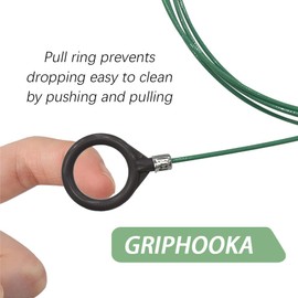 MEISO Cepillo de tuberías de Coche Cepillo de Limpieza para desagüe de Coche, Herramienta de Limpieza para Techo Solar, 118 Pulgadas Cepillo para Polvo de Tubo de alimentación Flexible