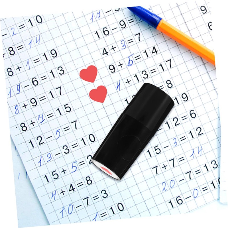 Operitacx 2pcs Golf Ball Marker Stamp Heart Shape Mark Stamp