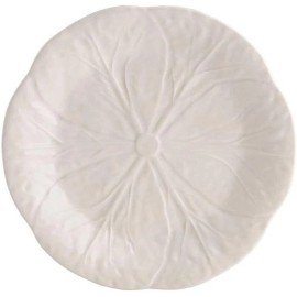 Bordallo Pinheiro Beige Cabbage Dessert Plate, Set of 4