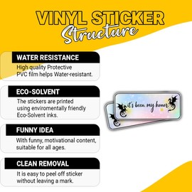 (3 Pcs) It's Been My Honor Sticker – Inspirational Tribute Quote Vinyl Decal for Veterans, First Responders, Volunteers, and Professionals for Laptop, Water Bottle, Tumbler 3"x3"