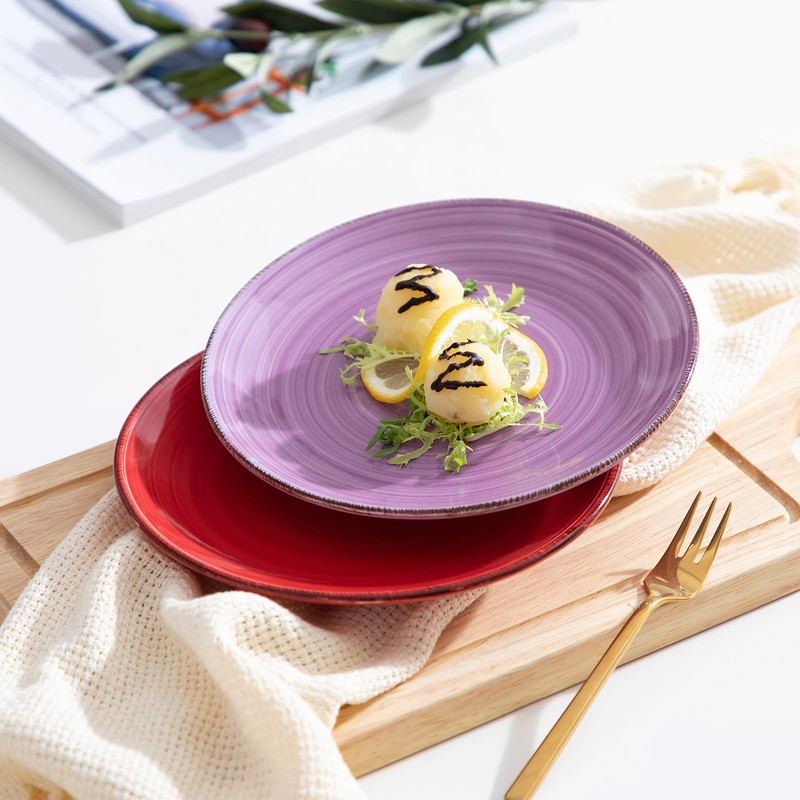 vancasso Bonita Muticolor Salad Plate Set of 6, 7.5 Inch
