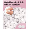Hasakhi 200Pcs Soft Nail Sponges for Ombre, Nail Art Sponges