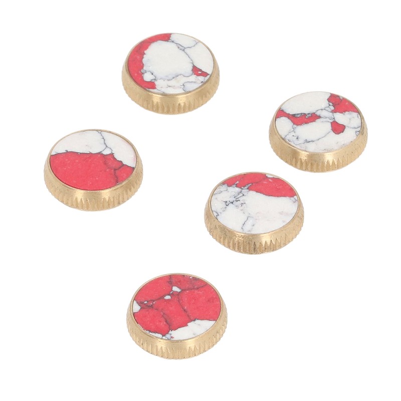 5Pcs Trumpet Finger Buttons Valve Caps Cover Replacement Maintenance Accessories