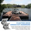 Venussar Floating Dock Hinges Kit, Pack of 2 Floating Dock