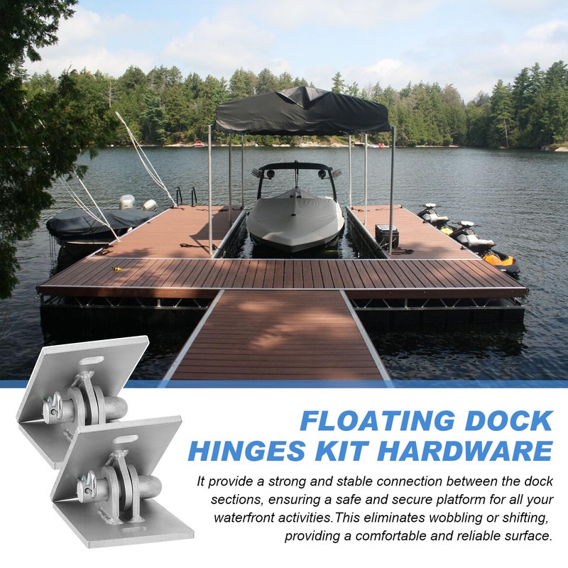 Venussar Floating Dock Hinges Kit, Pack of 2 Floating Dock