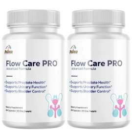 Pelican Vitamins Flow Care PRO- Prostate Support- 2 Bottles- 120 Capsules