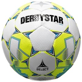 Derbystar Unisex Youth Apus Light v23 Football, White Yellow, 4