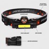 Q5 + COB LED Headlamp with Dual-Beam Lighting, Adjustable Tilt