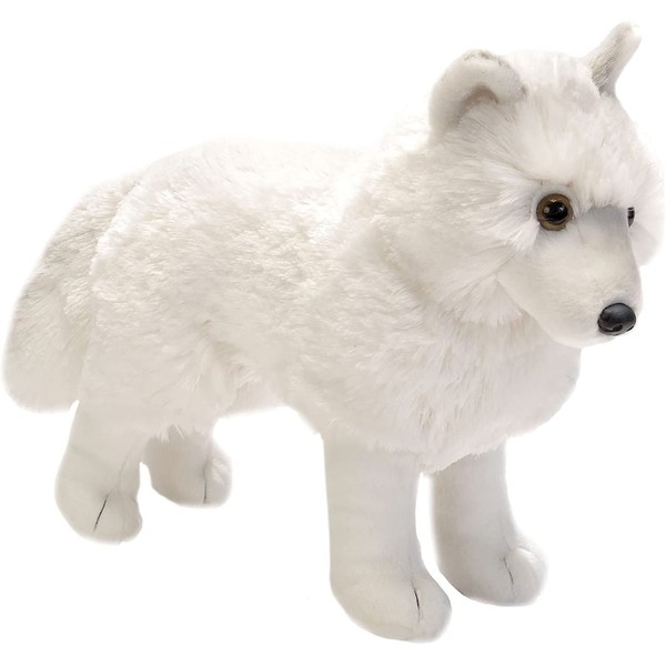 Wild Republic Arctic Wolf Plush, Stuffed Animal, Plush Toy, Gifts for Kids, Cuddlekins 12"