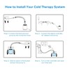 GALINAND Cold Therapy Machine, Ice Machine for Knee Care After-Surgery,