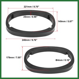 Motoforti 2Pcs for 6"x9"Car Speaker Spacer Extender Adapter Plastic 25mm Thick Long-lasting