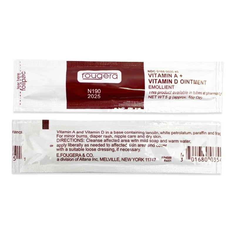 Crema Fougera Vitamina A, D Para Tatuajes 10 Pzs 100g