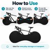 Bicycle Storage Cover for Indoor Protection – Black Wheel &