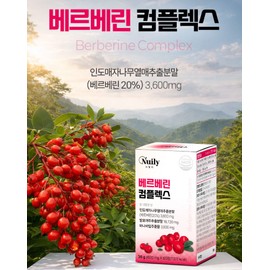 Newly Berberine Complex 600mgx60 tablets x 5 boxes / 뉴일리 베르베린 컴플렉스 600mgx60정 x 5박스