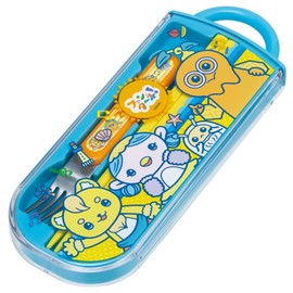 Skater TACC2AG-A Trio Set, Chopsticks, Spoon, Fork, Fantane! Kids, Antibacterial, Made in Japan