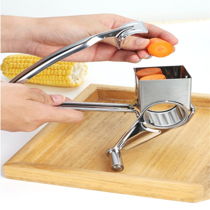 1 Grater with 4 Different Drums Restaurant Cheese Grater -