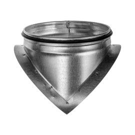 Round Saddle Take Off for 10'' Inch Duct - 10'' Outlet Branch Extension - 90 Degree Splitter - Vent Duct Transition - Round Take-Off with Rubber Gasket for Better Fit - HVAC Takeoff Ducting