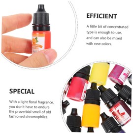 Hohopeti Colors Epoxy Resin Pigment DIY Liquid Colorant Epoxy Craft Pigment for Resin Jewelry Crafts