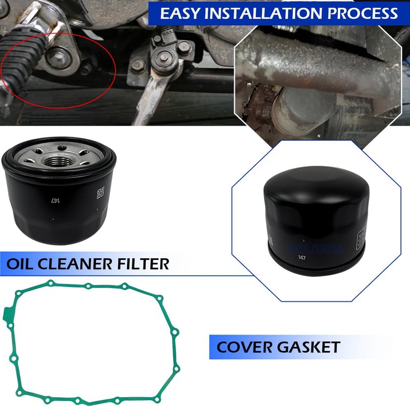GOLKNHA Clutch & Cover Gasket Kit Compatible with VT750C VT750CD