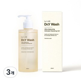 LeLab Dr. Y Wash Feminine Cleanser Slightly Acidic Y Zone Care Lactobacillus Gel Type, 3 Pieces, 200ml / 르랩 닥터와이워시 여성청결제 미산성 Y존케어 유산균 젤타입, 3개, 200ml
