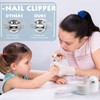 Baby Nail Clippers Set with Cute Case, Infant Fingernail and