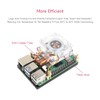 Waveshare Low-Profile ICE Tower CPU Cooling Fan, Compatible with Raspberry