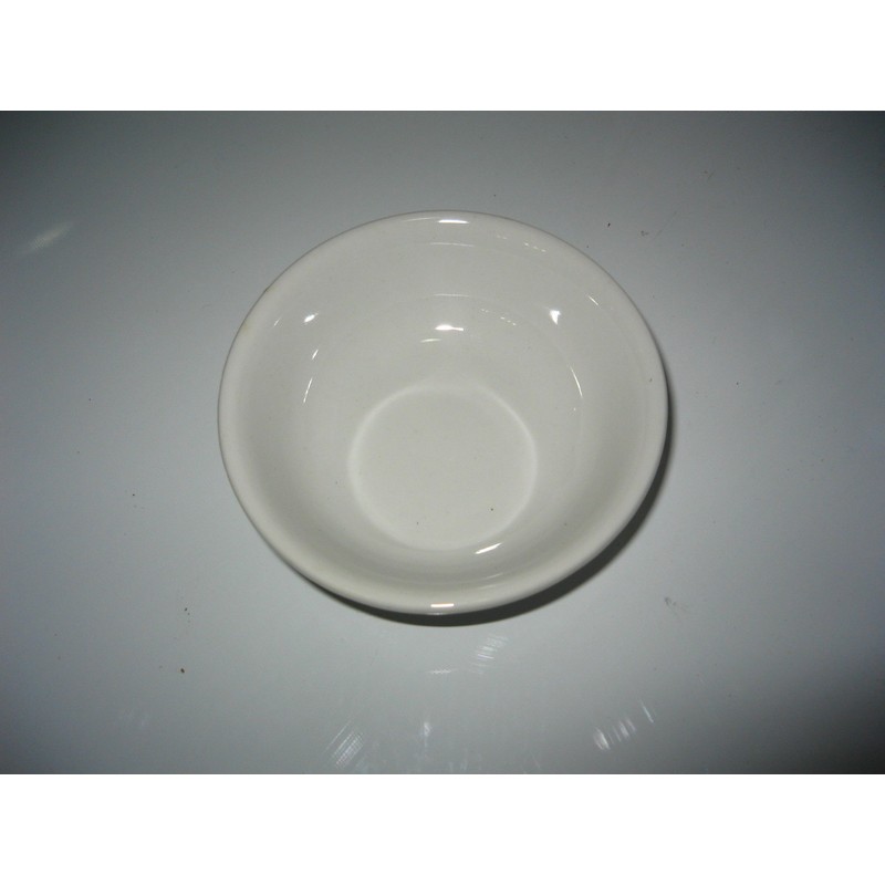 10 Pieces Long Phuong White Porcelain Soy Sauce Dish Plate