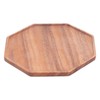 Tea Plate Natural Wood Environmental Protection Uniform Texture Odorless Serving