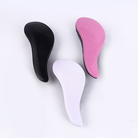 Hair Extensions Scalp Massage Brush Hair Comb Care Tool For Styling - White / 붙임 머리 두피 마사지 브러시 헤어 빗 관리 도구 스타일링용 - 화이트