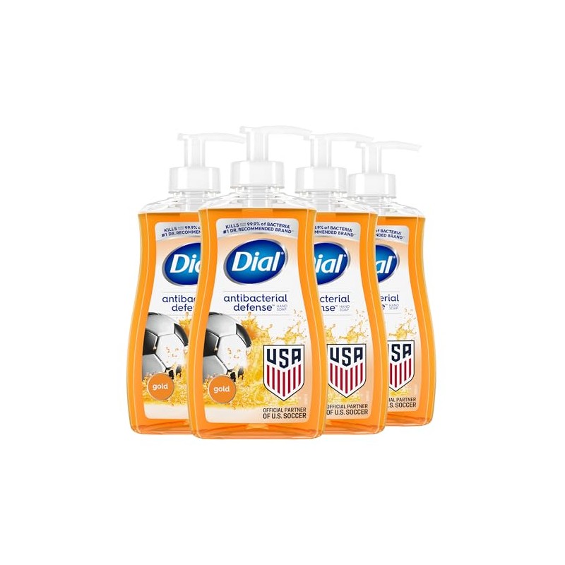 Dial Complete Antibacterial Liquid Hand Soap, Gold, 11 fl oz