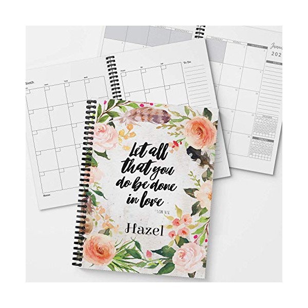 Done in Love Personalized Religious Monthly and Weekly Softcover Planner
