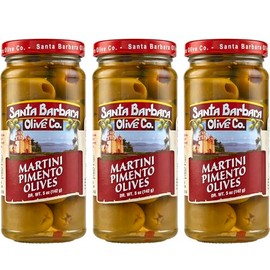 SANTA BARBARA OLIVE CO Santa Barbara 3Pk Martini Pimento Aceitunas Rellenas 5Oz                                                                       
