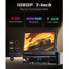 Wireless CarPlay Single Din Car Stereo,5.1 Bluetooth Car Radio AM/FM/RDS,7-Inch