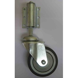 Ladder Castor – Swivel Castor – Spring Castors – Ladder Roller – Wheel Diameter 75 mm Spring-Loaded