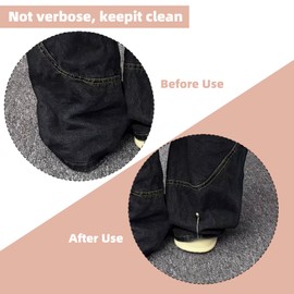 8 Pack Magnetic Clothing Clips, Multi-Function Magnetic Clothing Clip, Securely Hold Fabrics in Place, Magnets with Chain for Scarves,T-Shirt Clips Trousers Clothes Hijab Pinsv