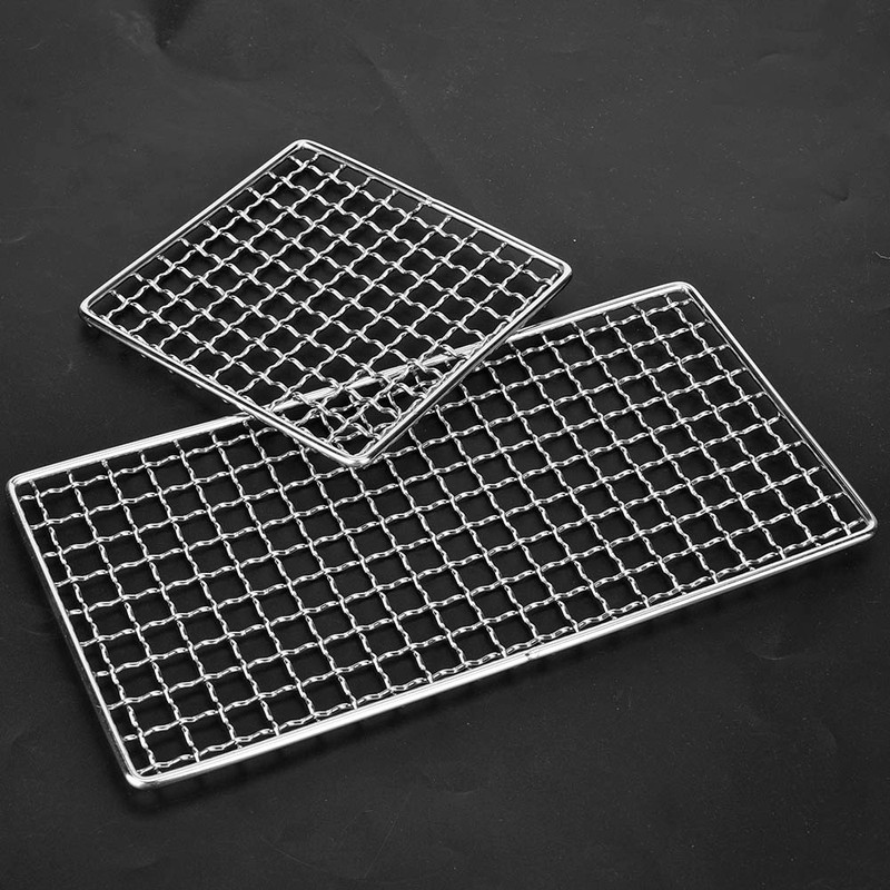 Outdoor Camping Multifunction Stainless Steel Barbecue Wire Mesh BBQ Grill