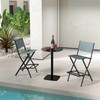 Giantex Folding Patio Bar Chairs Set of 4, Outdoor Counter