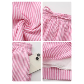 EXLURA Women's Summer 2 Piece Outfits Sleeveless Tank Top Matching Shorts Sets Cotton Striped Sweatsuits Vacation Beach 2025