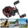 Metal High Speed Bait Black Rose 8.1：1 Long Shooting Left/Right