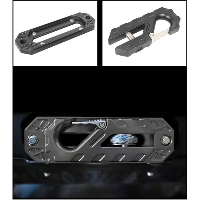 Keazet 40CR Steel Hawse Fairlead with Magnetic Mount & Tow