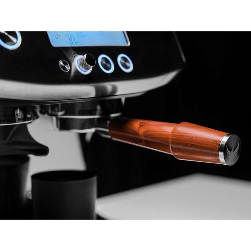 KNODOS 54mm Bottomless Portafilter Breville Compatible Rosewood Handle & Naked