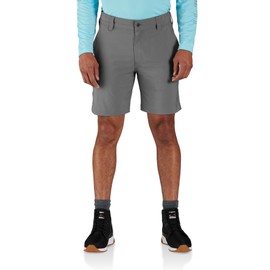 Carhartt Men's Force Sun Defender Relaxed Fit Short, Steel, Large