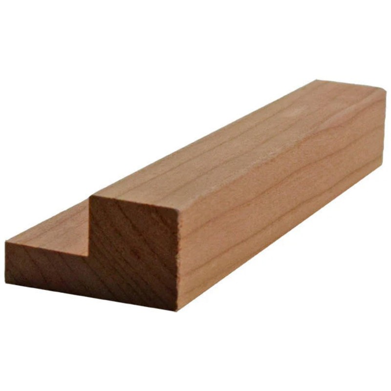 EWLR11 Kitchen Cabinet Square Light Rail Moulding, 7/8" x 1-9/16",