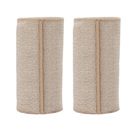 Comfort Elastic Bandage Wrap (4" 2 Pack) – Single Hook & Loop Closure – NexSkin Premium Cotton, Latex-Free Compression Wrap – Soft, Hypoallergenic & Reusable Support for Waist, Legs, Elbow & Knee