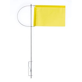 New Marine Verklicker Wind Direction Indicator for Sailing Boats Size 100 mm (Yellow)