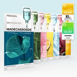 MEDIHEAL Essential Mask Sheet 1ea (7 types) - Rose PDRN Essential Mask Sheet For Healthy Glow 1ea