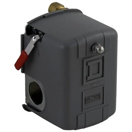 Square D Water Pump Pressure Switch; Range: 10 to 80 psi, Port Type: (1) Port, 1/4" FNPS - 1 Each