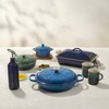 Le Creuset Olive Branch Collection Stoneware Embossed Mug, 14 oz.,
