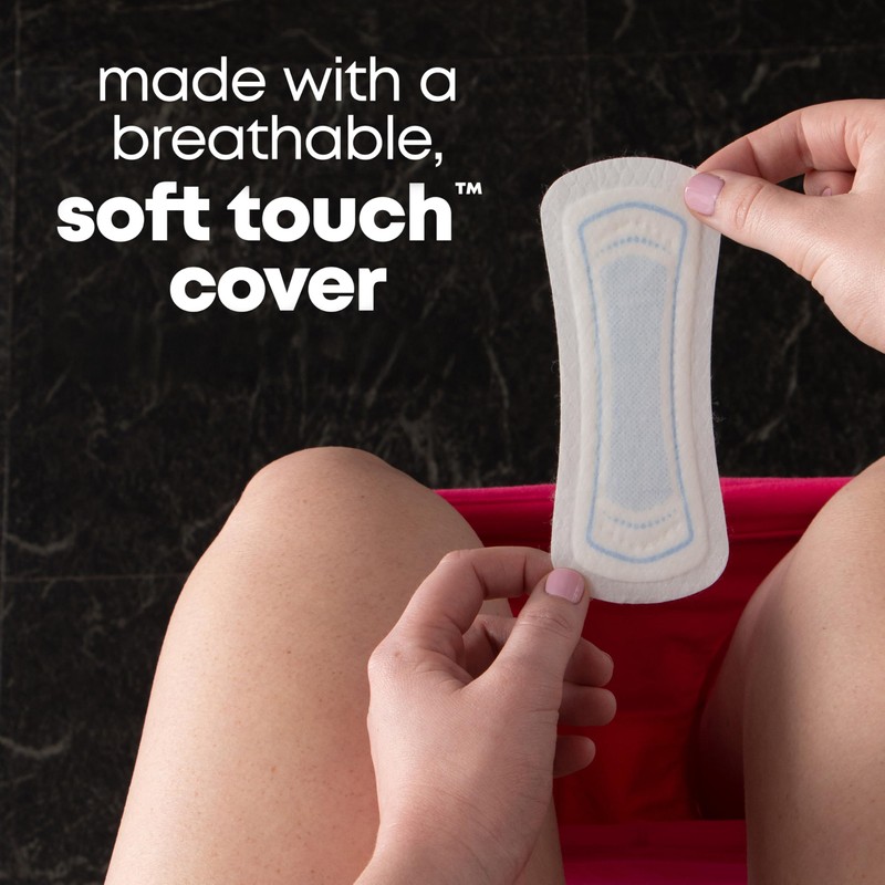 U by Kotex Balance Wrapped Panty Liners, Regular Length, 80