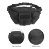Men Waist Bag Oxford Cloth Waistpack Portable Chest Pouch for